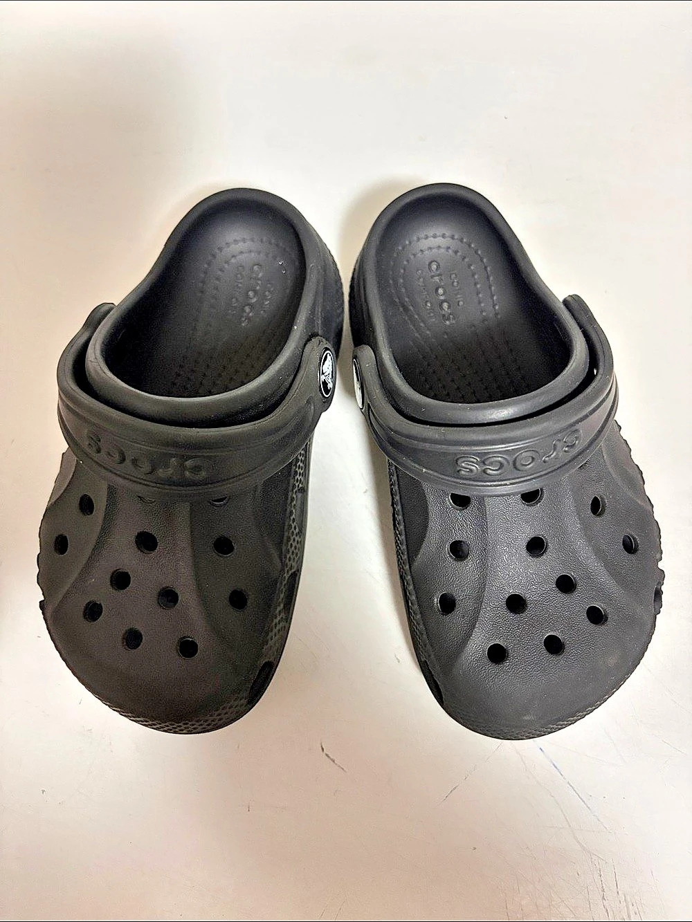 Crocs Toddler Classic Black Clogs